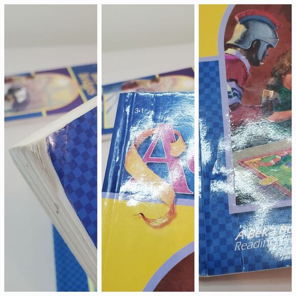 Lot Of 4 Abeka 3rd Grade Readers 3.1, 3.5, 3.6, 3.8 - Pilgrims P Water Damaged - Picture 13 of 13